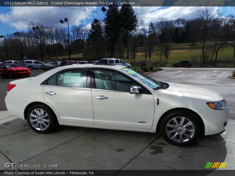Crystal Champagne Metallic Tri-Coat / Cashmere 2012 Lincoln MKZ Hybrid