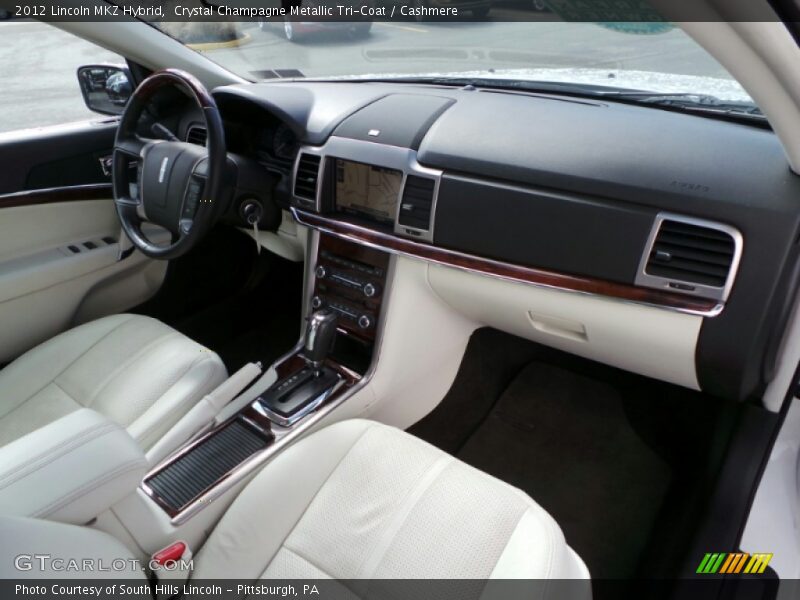 Crystal Champagne Metallic Tri-Coat / Cashmere 2012 Lincoln MKZ Hybrid