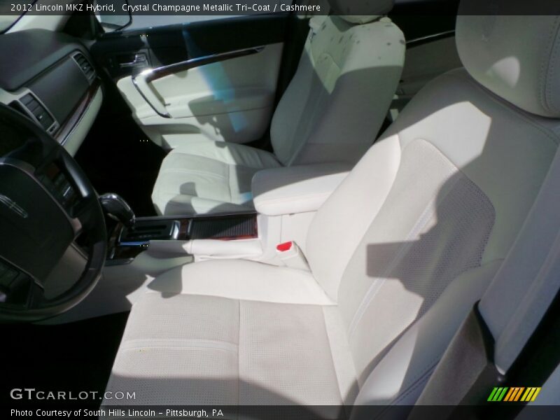 Crystal Champagne Metallic Tri-Coat / Cashmere 2012 Lincoln MKZ Hybrid