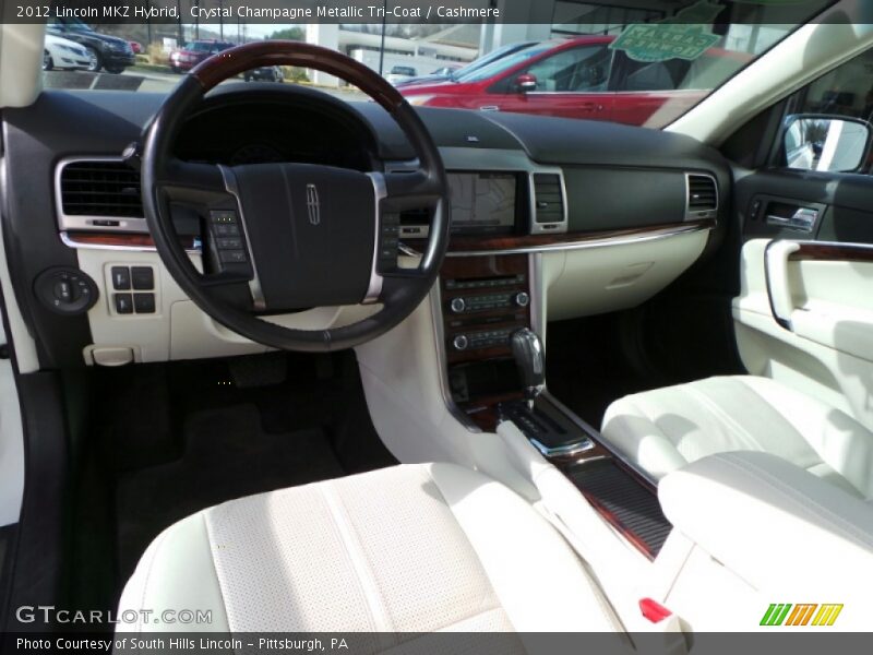 Crystal Champagne Metallic Tri-Coat / Cashmere 2012 Lincoln MKZ Hybrid