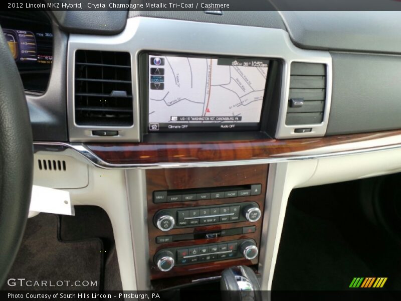 Crystal Champagne Metallic Tri-Coat / Cashmere 2012 Lincoln MKZ Hybrid
