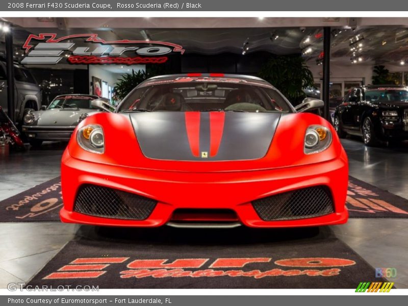 Rosso Scuderia (Red) / Black 2008 Ferrari F430 Scuderia Coupe