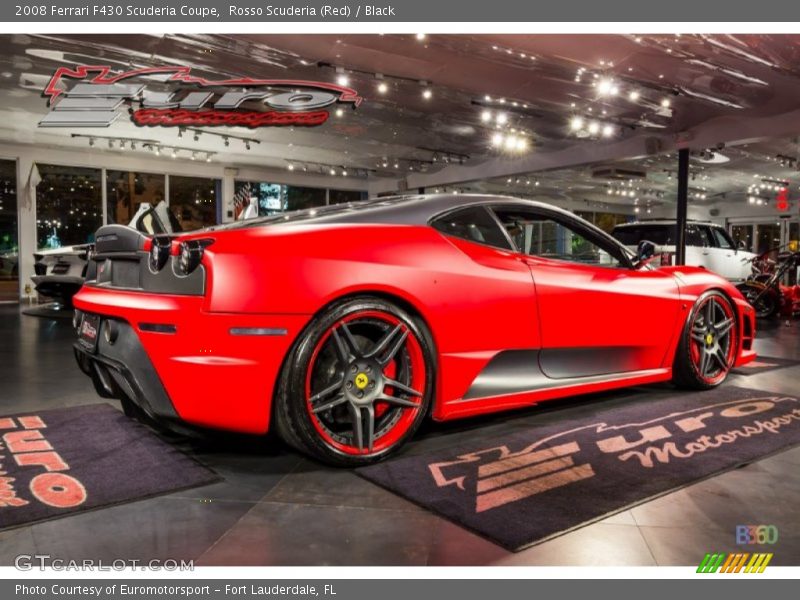 Rosso Scuderia (Red) / Black 2008 Ferrari F430 Scuderia Coupe