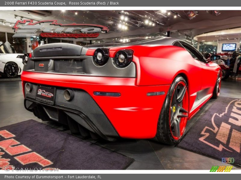 Rosso Scuderia (Red) / Black 2008 Ferrari F430 Scuderia Coupe
