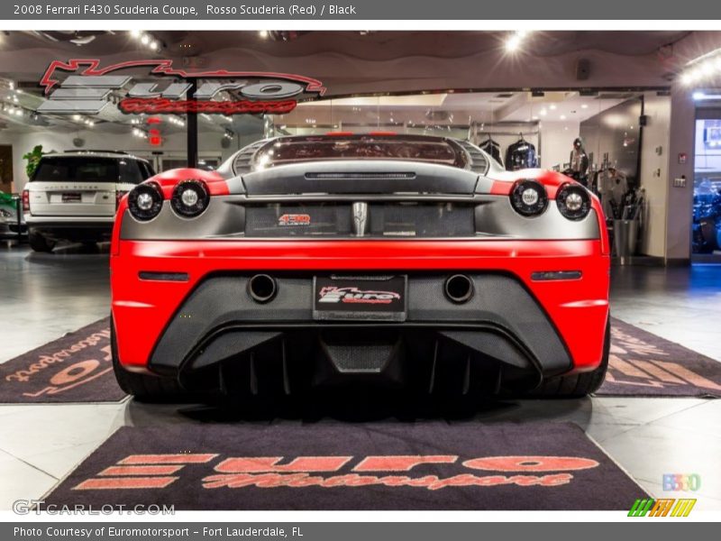Rosso Scuderia (Red) / Black 2008 Ferrari F430 Scuderia Coupe