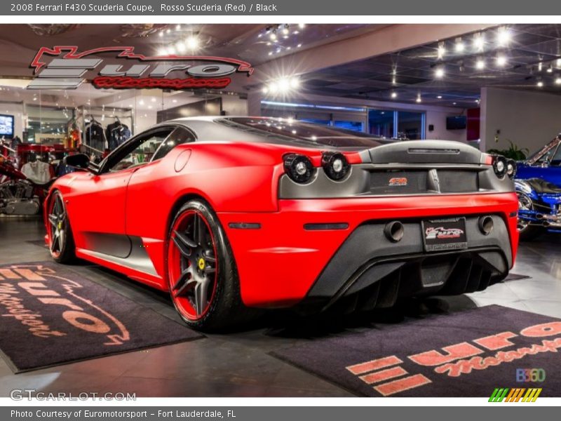 Rosso Scuderia (Red) / Black 2008 Ferrari F430 Scuderia Coupe