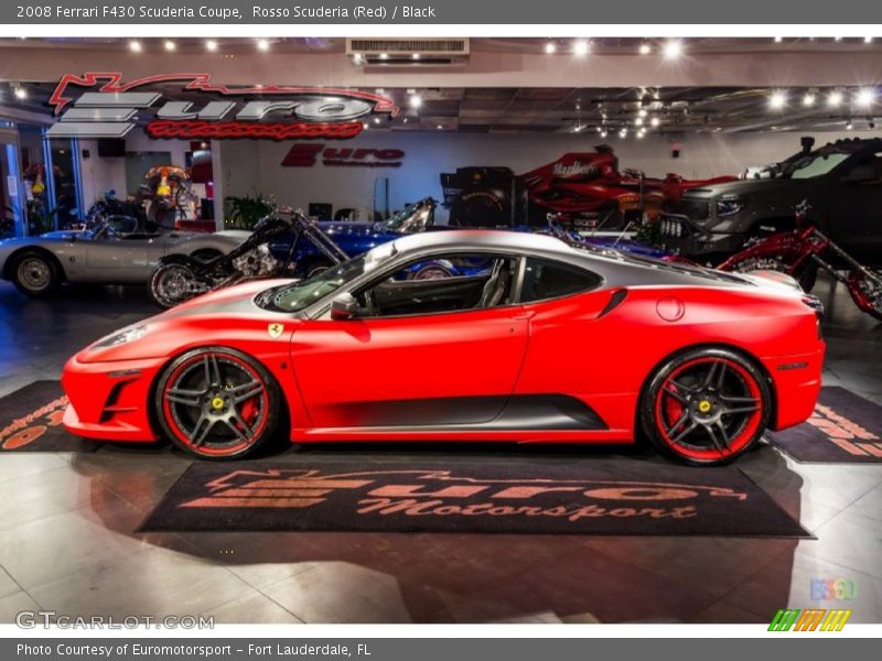 Rosso Scuderia (Red) / Black 2008 Ferrari F430 Scuderia Coupe