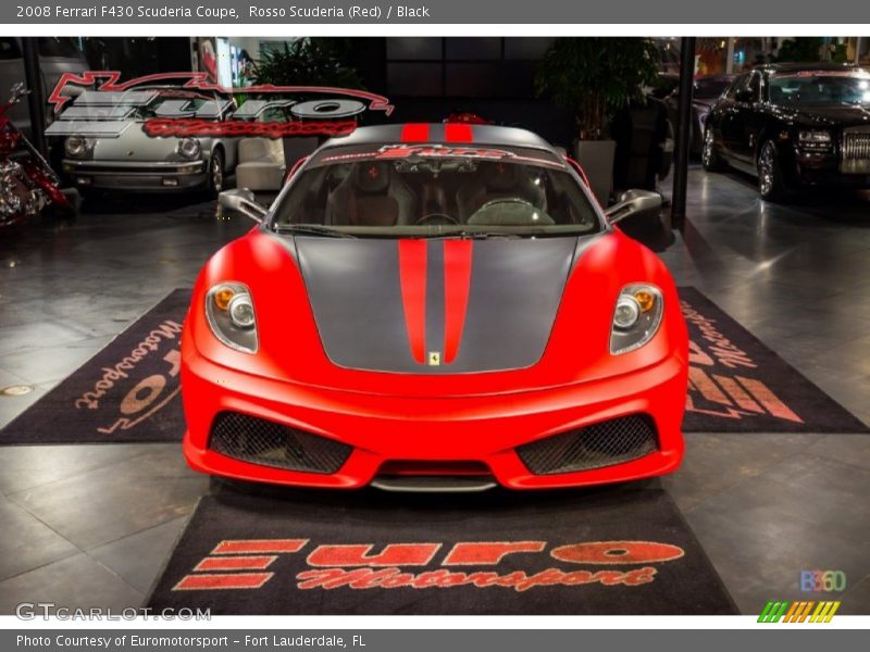Rosso Scuderia (Red) / Black 2008 Ferrari F430 Scuderia Coupe