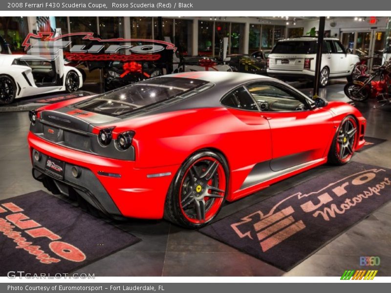 Rosso Scuderia (Red) / Black 2008 Ferrari F430 Scuderia Coupe