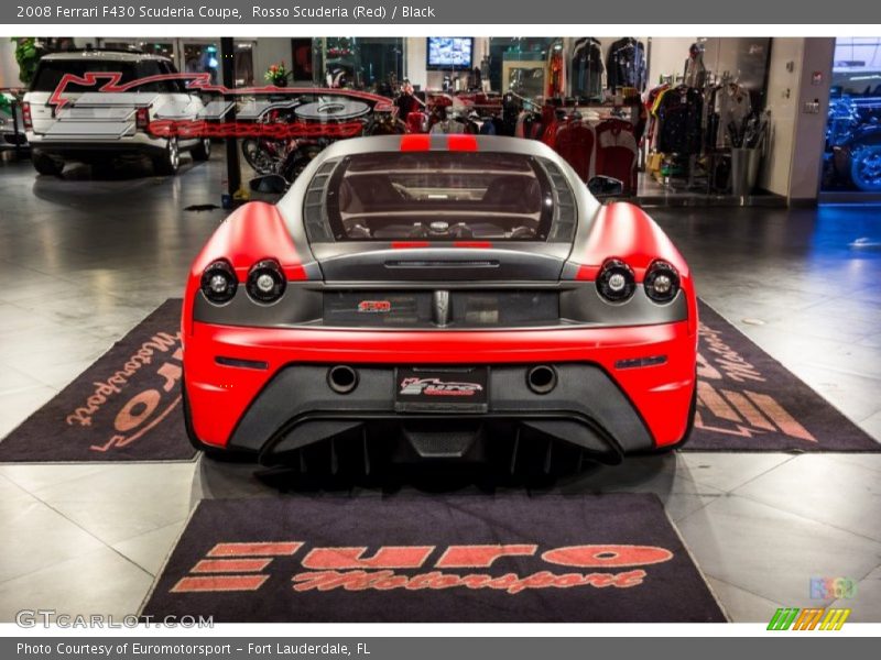 Rosso Scuderia (Red) / Black 2008 Ferrari F430 Scuderia Coupe