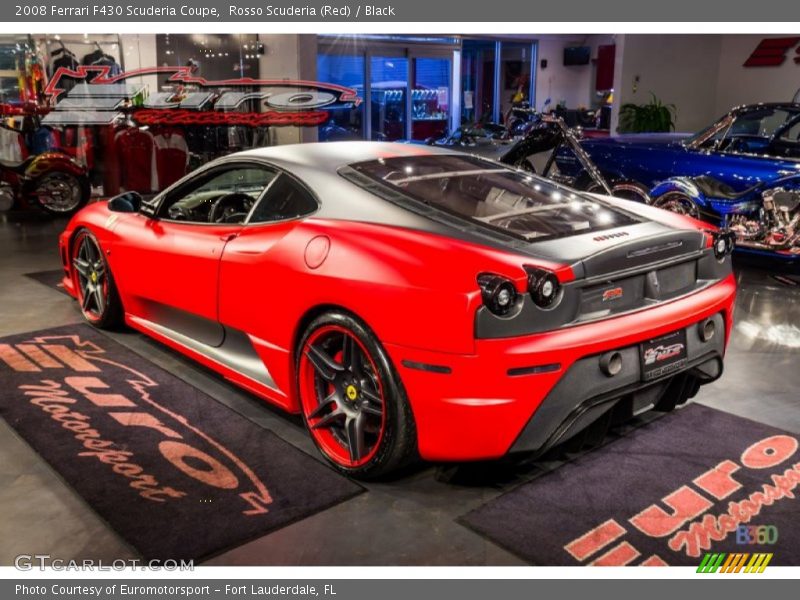 Rosso Scuderia (Red) / Black 2008 Ferrari F430 Scuderia Coupe