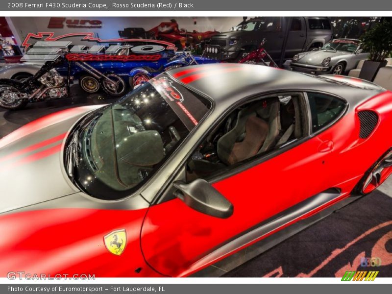 Rosso Scuderia (Red) / Black 2008 Ferrari F430 Scuderia Coupe