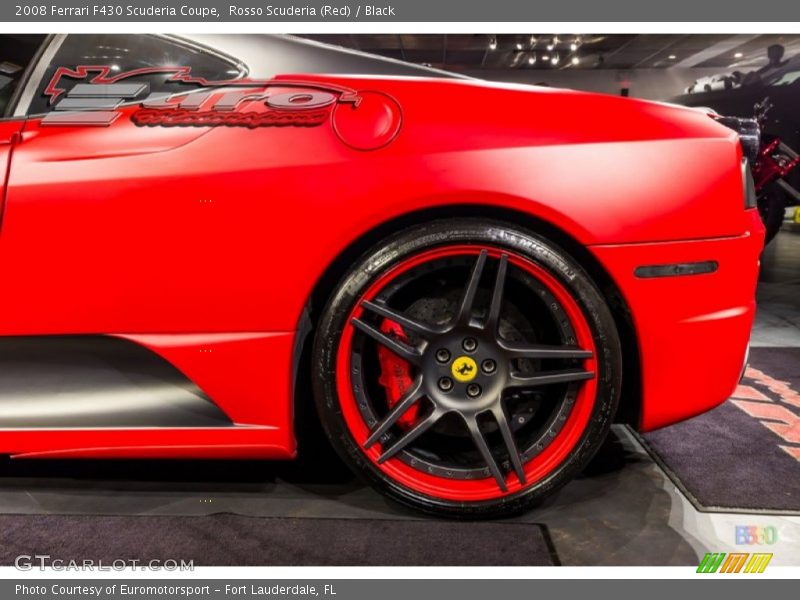 Rosso Scuderia (Red) / Black 2008 Ferrari F430 Scuderia Coupe