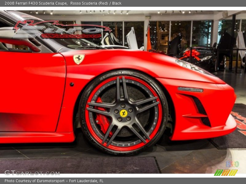 Rosso Scuderia (Red) / Black 2008 Ferrari F430 Scuderia Coupe