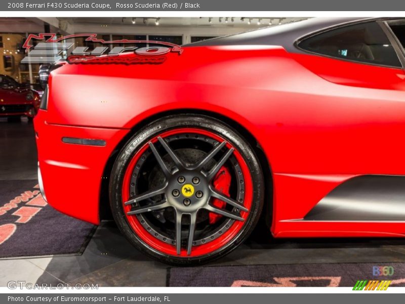 Rosso Scuderia (Red) / Black 2008 Ferrari F430 Scuderia Coupe