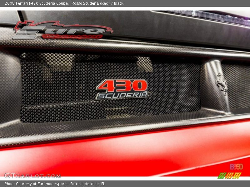 Rosso Scuderia (Red) / Black 2008 Ferrari F430 Scuderia Coupe