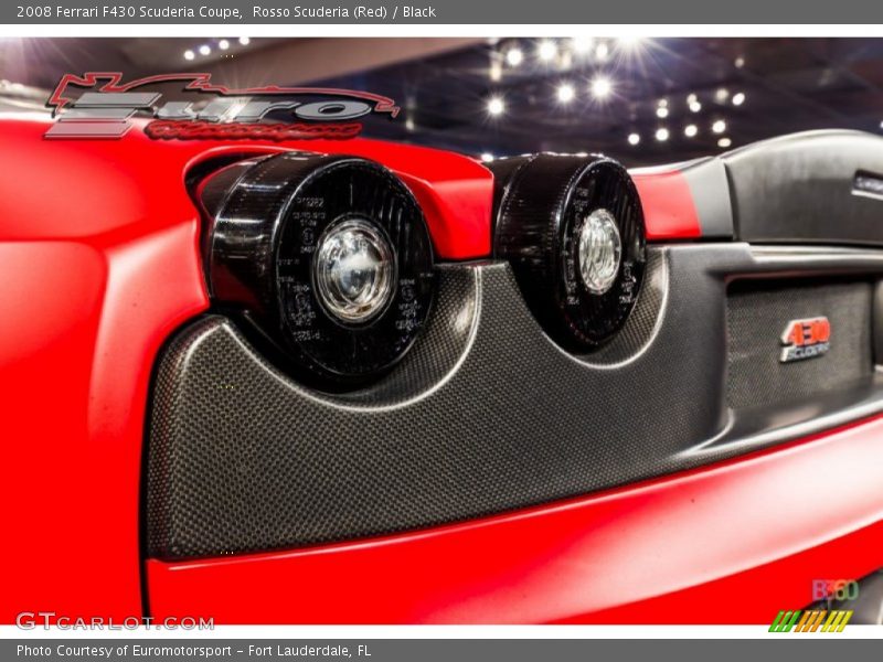 Rosso Scuderia (Red) / Black 2008 Ferrari F430 Scuderia Coupe