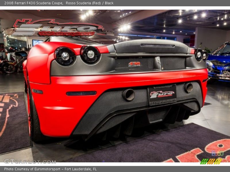 Rosso Scuderia (Red) / Black 2008 Ferrari F430 Scuderia Coupe