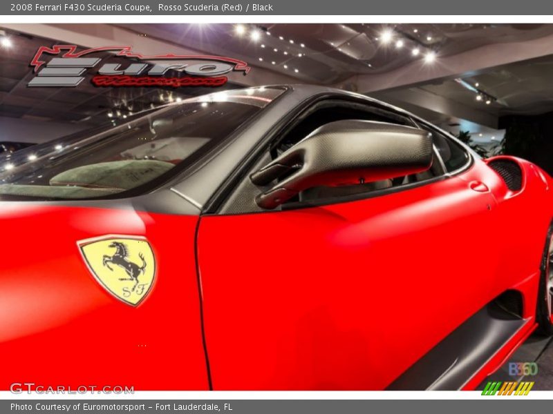 Rosso Scuderia (Red) / Black 2008 Ferrari F430 Scuderia Coupe
