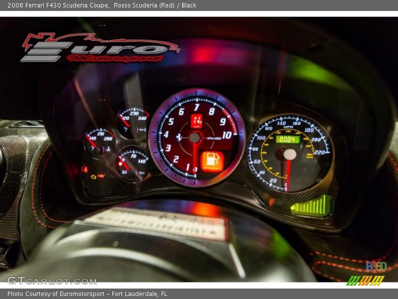 Rosso Scuderia (Red) / Black 2008 Ferrari F430 Scuderia Coupe