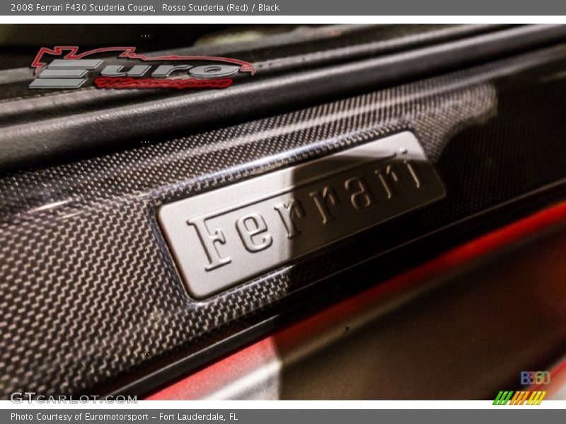 Rosso Scuderia (Red) / Black 2008 Ferrari F430 Scuderia Coupe