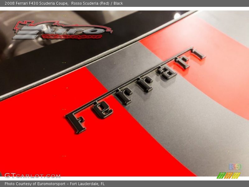 Rosso Scuderia (Red) / Black 2008 Ferrari F430 Scuderia Coupe
