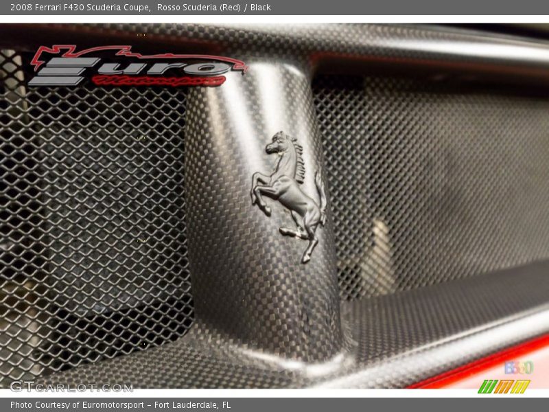 Rosso Scuderia (Red) / Black 2008 Ferrari F430 Scuderia Coupe