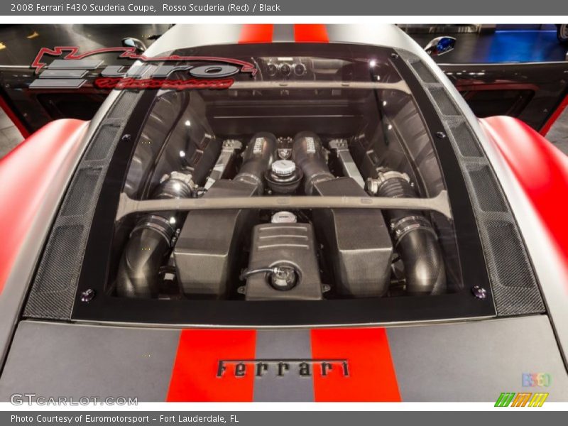 Rosso Scuderia (Red) / Black 2008 Ferrari F430 Scuderia Coupe