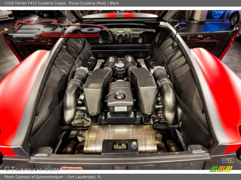 Rosso Scuderia (Red) / Black 2008 Ferrari F430 Scuderia Coupe