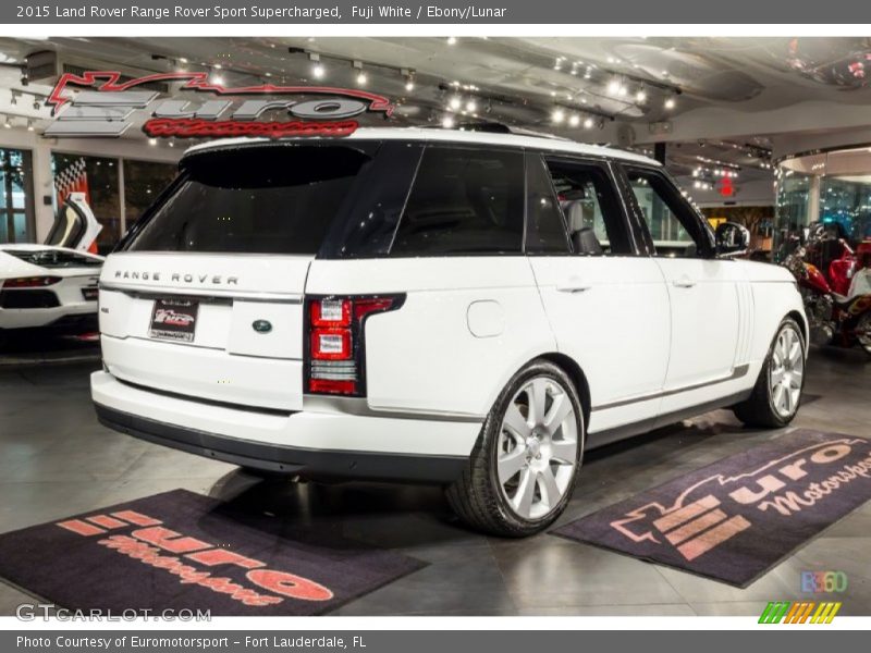 Fuji White / Ebony/Lunar 2015 Land Rover Range Rover Sport Supercharged