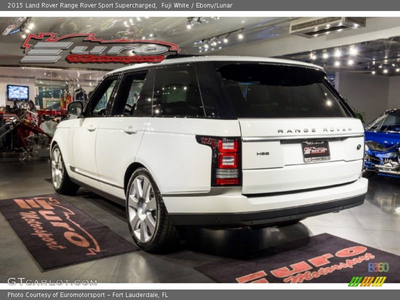 Fuji White / Ebony/Lunar 2015 Land Rover Range Rover Sport Supercharged