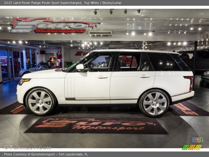 Fuji White / Ebony/Lunar 2015 Land Rover Range Rover Sport Supercharged
