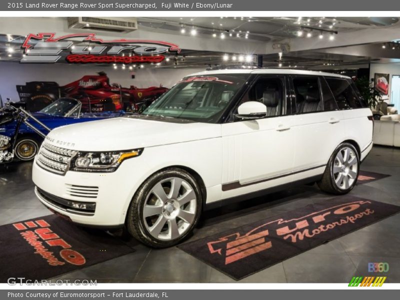 Fuji White / Ebony/Lunar 2015 Land Rover Range Rover Sport Supercharged