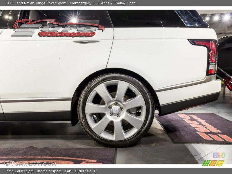 Fuji White / Ebony/Lunar 2015 Land Rover Range Rover Sport Supercharged