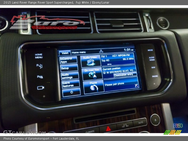 Fuji White / Ebony/Lunar 2015 Land Rover Range Rover Sport Supercharged
