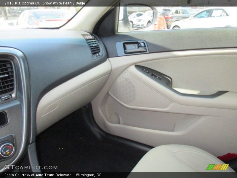 Snow White Pearl / Beige 2013 Kia Optima LX