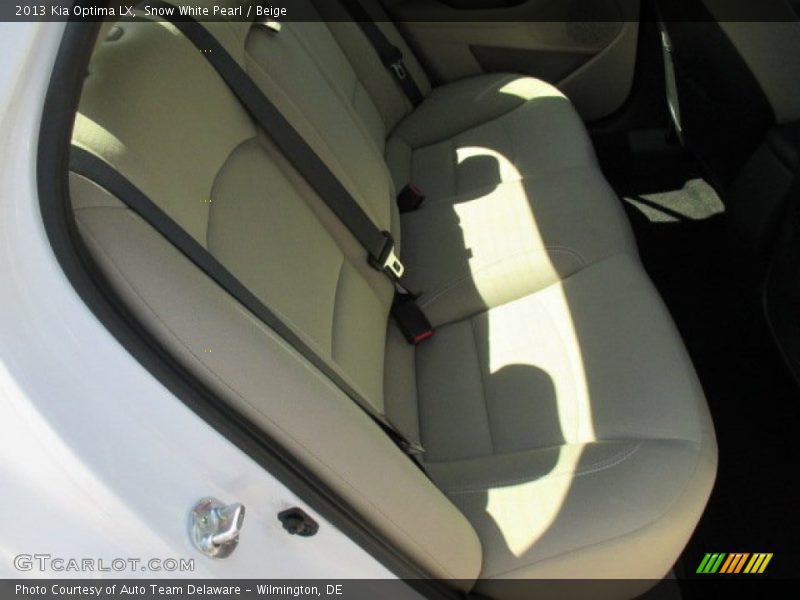 Snow White Pearl / Beige 2013 Kia Optima LX