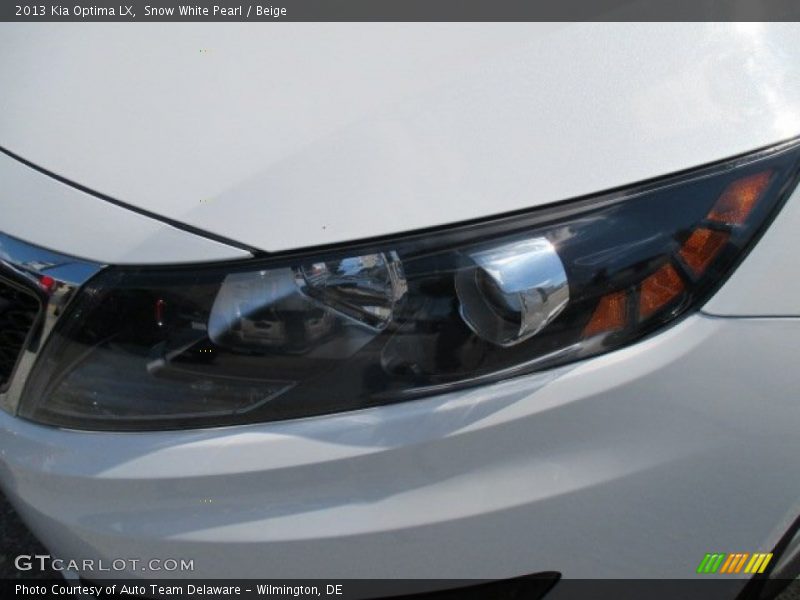 Snow White Pearl / Beige 2013 Kia Optima LX