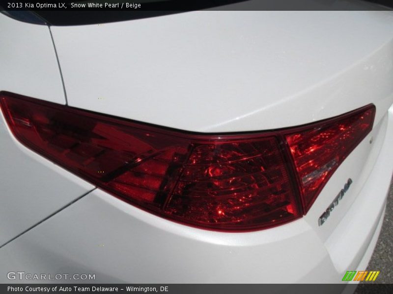 Snow White Pearl / Beige 2013 Kia Optima LX