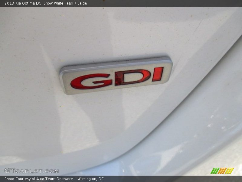 Snow White Pearl / Beige 2013 Kia Optima LX