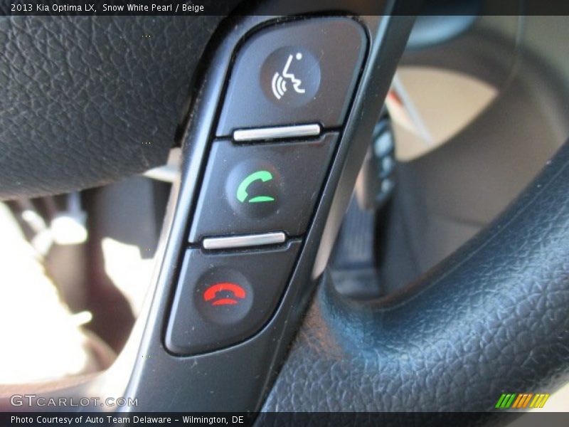 Snow White Pearl / Beige 2013 Kia Optima LX