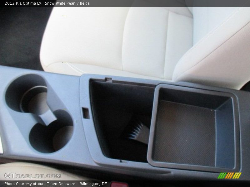 Snow White Pearl / Beige 2013 Kia Optima LX