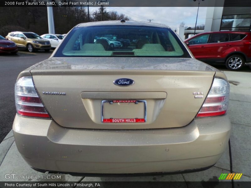 Dune Pearl Metallic / Camel 2008 Ford Taurus SEL AWD