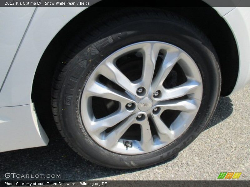 Snow White Pearl / Beige 2013 Kia Optima LX