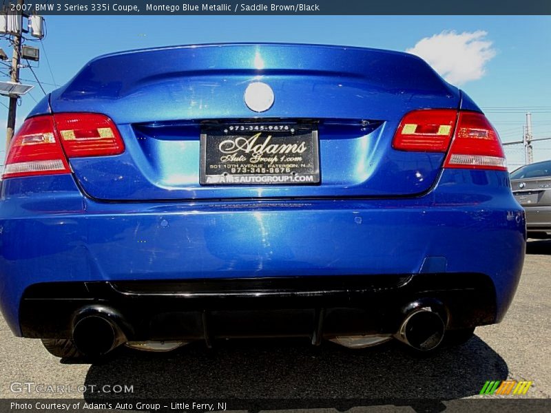 Montego Blue Metallic / Saddle Brown/Black 2007 BMW 3 Series 335i Coupe