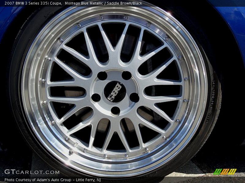 Montego Blue Metallic / Saddle Brown/Black 2007 BMW 3 Series 335i Coupe
