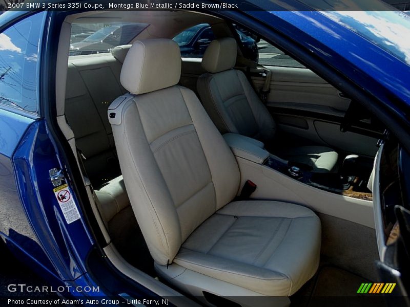 Montego Blue Metallic / Saddle Brown/Black 2007 BMW 3 Series 335i Coupe