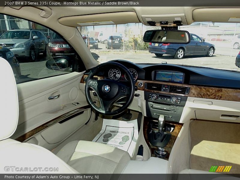 Montego Blue Metallic / Saddle Brown/Black 2007 BMW 3 Series 335i Coupe