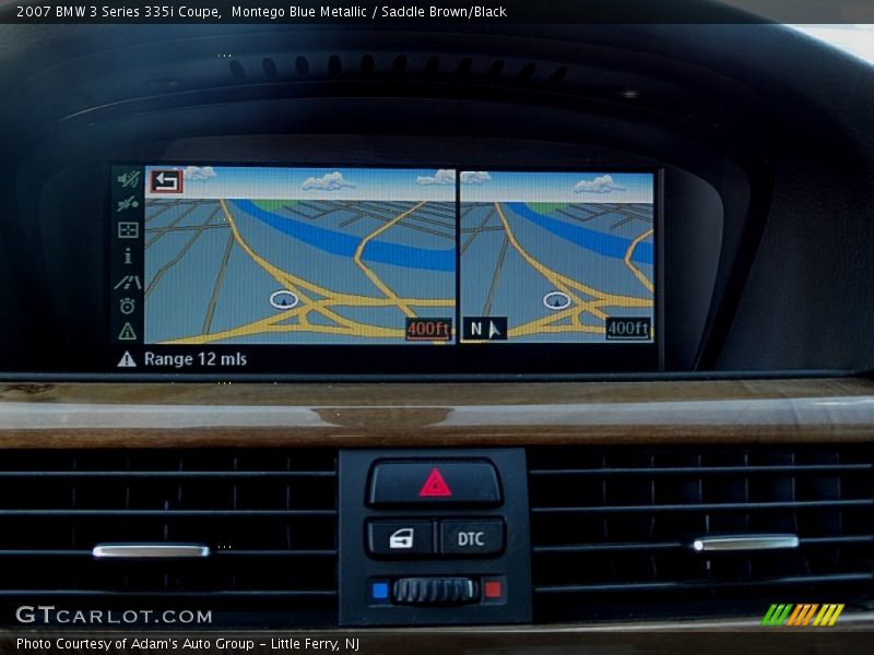 Montego Blue Metallic / Saddle Brown/Black 2007 BMW 3 Series 335i Coupe