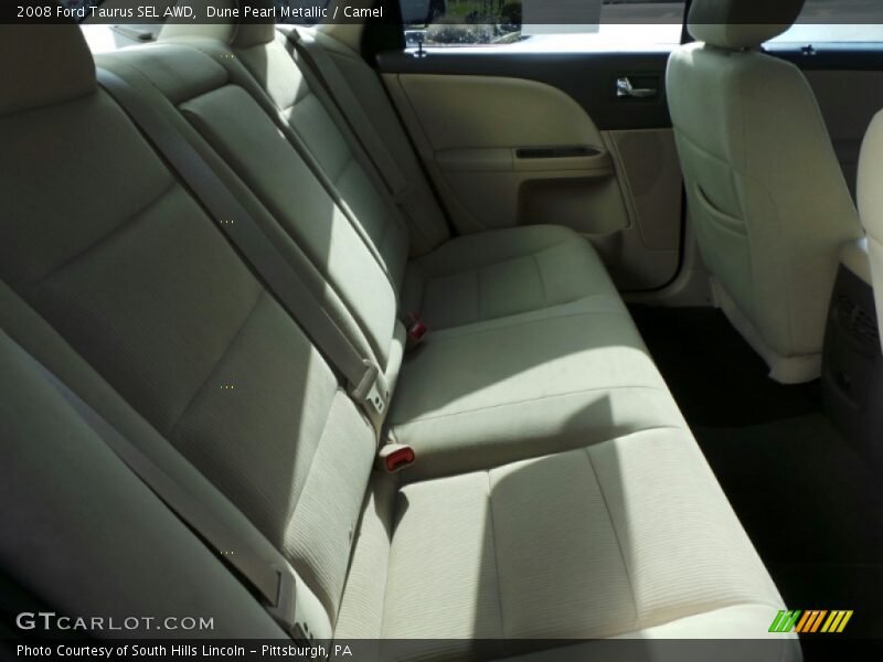 Dune Pearl Metallic / Camel 2008 Ford Taurus SEL AWD